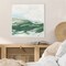 Emerald Foothills II by June Erica Vess Framed Canvas Wall Art